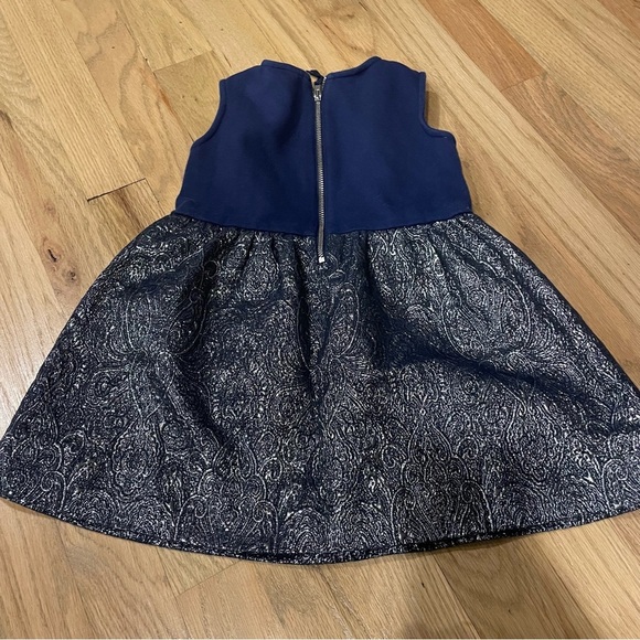 Crewcuts Factory Metallic Navy Dress - Picture 3 of 5